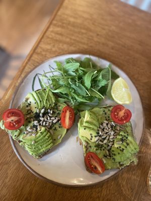 Avocado Toast  at Café IIN in Vienna