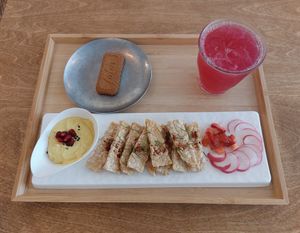 Cheese Dip with Organic Tempeh 芝士沾醬 配 有機天貝 at Yu Dei 余地 in Kowloon