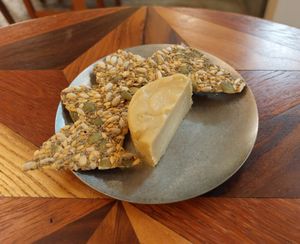 Raw Vegan Cheeze - Shamenbert (with truffle) at Yu Dei 余地 in Kowloon