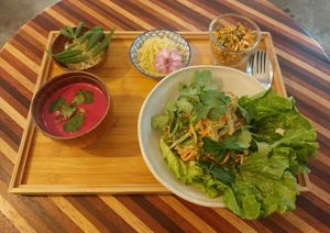 "Trip to Thailand" Raw Set by Chef Tina Barrat at Yu Dei 余地 in Kowloon