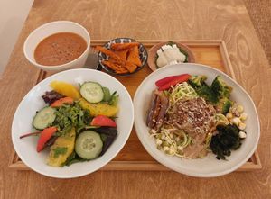 Raw Vegan Dinner Set by Greenwoods at Yu Dei 余地 in Kowloon