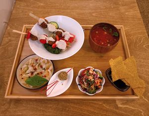 "BBQ Mood - Mode" Raw Set by Chef Tina Barrat at Yu Dei 余地 in Kowloon