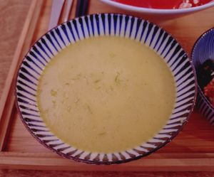 Refreshing Mango Avocado Soup 芒果牛油果濃湯👍 at Yu Dei 余地 in Kowloon