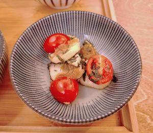 Japanese Yam with Self-brewed Green Plum and Purple Shiso 自釀梅子日本淮山 at Yu Dei 余地 in Kowloon