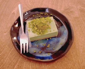 (Raw Vegan) Local Organic Basil & Lime Cheeze Cake at Yu Dei 余地 in Kowloon