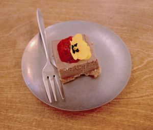 Raw Vegan Chocolate Cheese Cake at Yu Dei 余地 in Kowloon