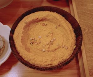 Carrot hummous at Yu Dei 余地 in Kowloon