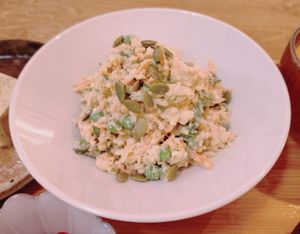 Cauliflower risotto with green peas & carrots, fresh herbs at Yu Dei 余地 in Kowloon