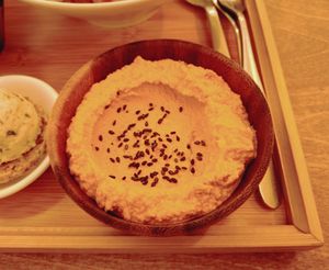 Carrot Hummous at Yu Dei 余地 in Kowloon