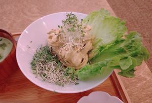 Raw Tagliatelle in "Carbonara" sauce at Yu Dei 余地 in Kowloon