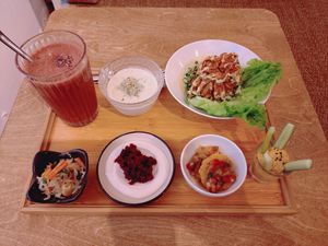 "Feeling the earth - Your winter garden" Raw Set by Chef Tina Barrat at Yu Dei 余地 in Kowloon