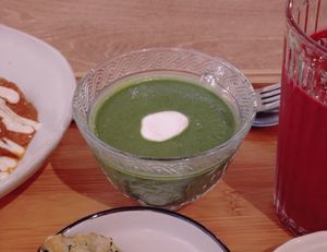 Watercress & Avocado Soup at Yu Dei 余地 in Kowloon