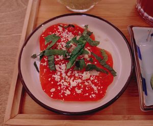 "South West French" Raw Set by Chef Tina Barrat at Yu Dei 余地 in Kowloon