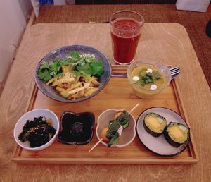 "Yellow & Green Menu" Raw Set by Chef Tina Barrat at Yu Dei 余地 in Kowloon