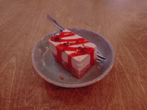 Raw Vegan Lychee Cake at Yu Dei 余地 in Kowloon