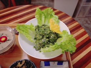 Raw Vegan Black Gnocchi at Yu Dei 余地 in Kowloon