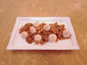 Deconstructed Carrot Cake😄 (Raw Vegan) at Yu Dei 余地 in Kowloon