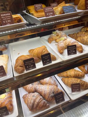 cheap vegan croissant at Delizie Siciliane in Sliema