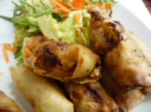 Mini Spring Rolls at Le Orchid V Noir in Berlin