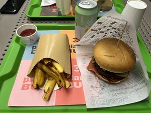 Bacon menu  at Plant Bun in Turin