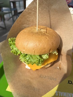 Cheese burger  at Plant Bun in Turin