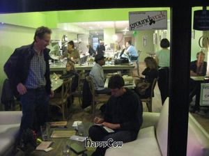 Inside LA Vegan Crepe for the grand opening on December 8, 2012 in Los Angeles, CA at LA Vegan Crepe in Los Angeles