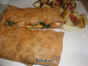 breakfast crepe at LA Vegan Crepe in Los Angeles