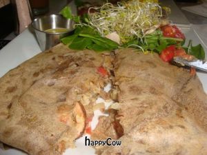 Parisienne crepe at LA Vegan Crepe in Los Angeles