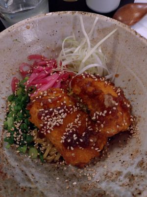 Vegan mazeman at Nomo Ramen in Dublin