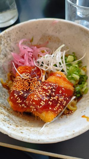 Summer soupless ramen at Nomo Ramen in Dublin