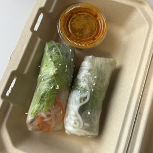 spring rolls  at Saigon Vegan Bistro at Loving Hut - Virtual & Pop Up in San Diego
