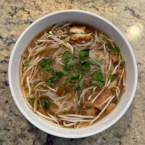 assembled pho at home   at Saigon Vegan Bistro at Loving Hut - Virtual & Pop Up in San Diego