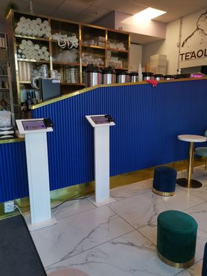 Self-checkout at TeaOlogy - Lillo Gård in Oslo