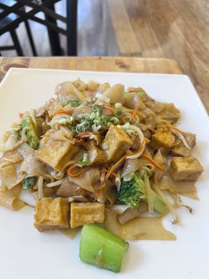 Vegan pad see ew   at Grub Thai in Snowmass Village