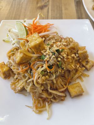 Vegan pad Thai   at Grub Thai in Snowmass Village