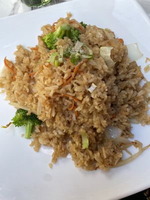 Vegan fried rice  at Grub Thai in Snowmass Village