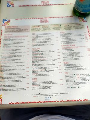 Menu 05/2025 at Pizzium - Via Arco in Milan