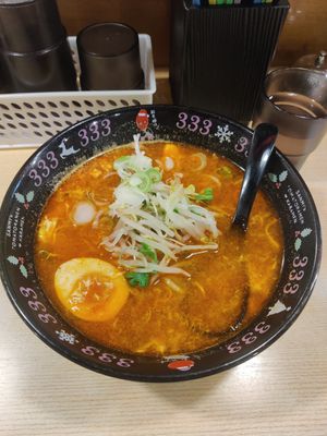 Miso Ramen with Egg at Sanmi - 三味 in Fukuoka