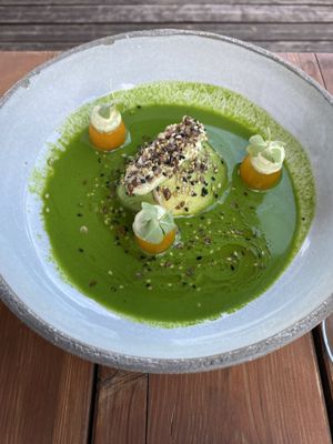 Ewiger Sommer - avocado in basil dressing   at uuuhmami in Heidelberg