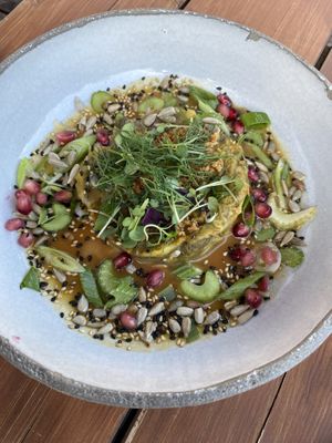 Eggplant carpaccio   at uuuhmami in Heidelberg