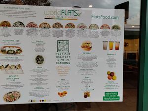 Only A few vegan items on the menu but I want to try them all at worldFLATS - Montclair in Montclair