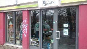 Outside at DearGoods in Berlin