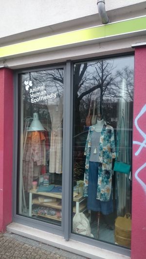 Outside at DearGoods in Berlin