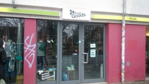 Outside at DearGoods in Berlin