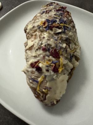 Vegan croissant yay!  at Sticky Blenders in Poznan