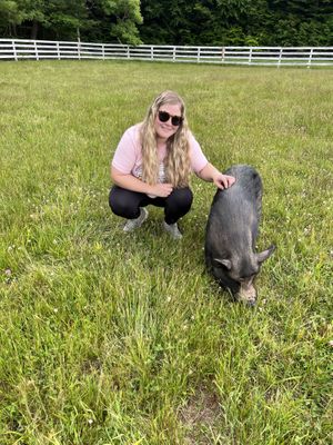   at Arthur's Acres Animal Sanctuary in Parksville