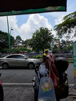 View from the restaurant at An Nhien in Ho Chi Minh City