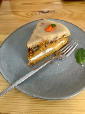 Carrot cake   at HURMA in Tbilisi