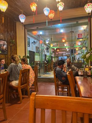 Outdoor/indoor seating  at Lantern Vietnamese Restaurant - Nhà hàng Đèn Lồng Việt in Phong Nha