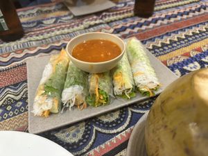 Summer rolls  at Lantern Vietnamese Restaurant - Nhà hàng Đèn Lồng Việt in Phong Nha